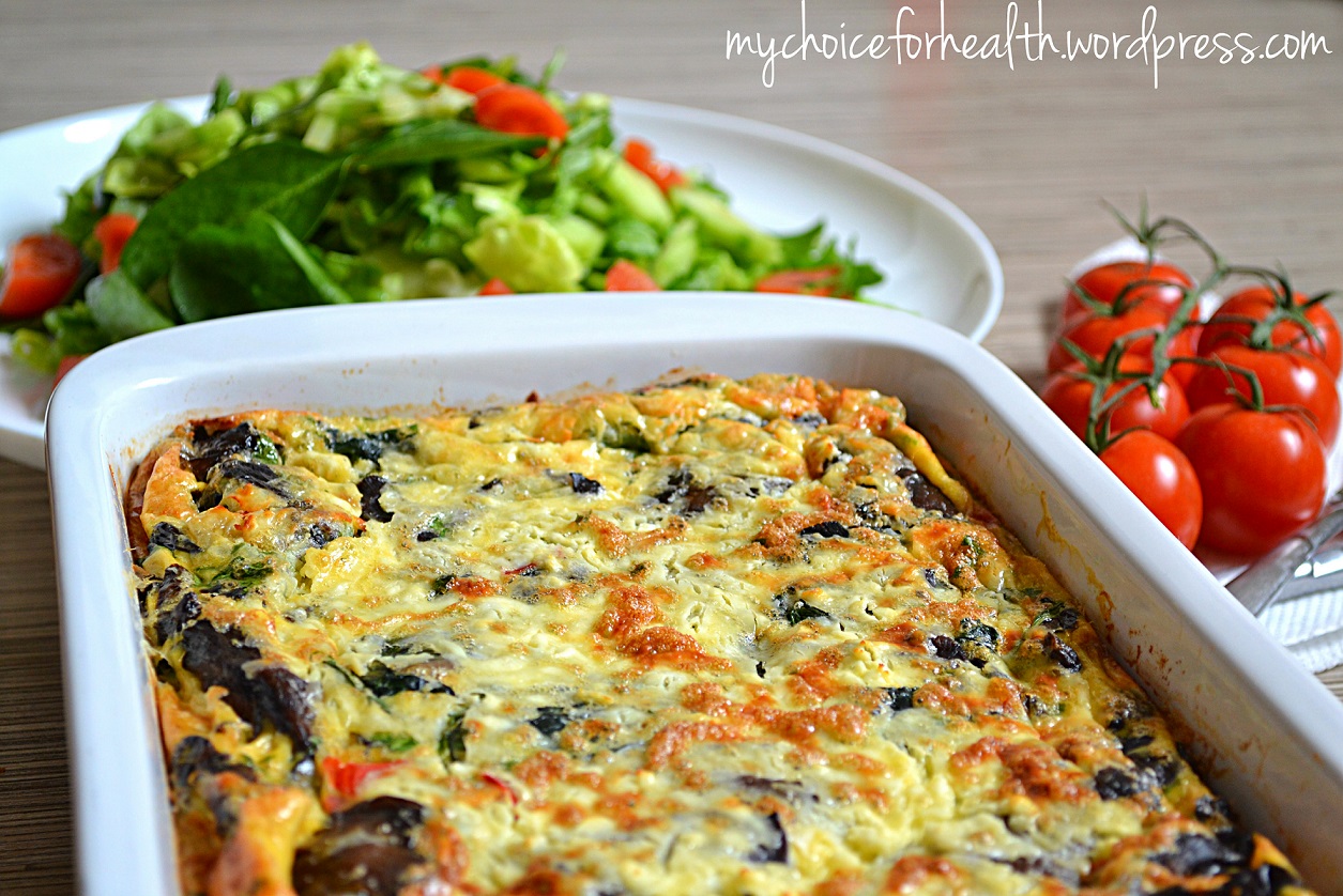 omleta cu ciuperci la cuptor 1