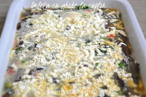 omleta cu ghebe tava